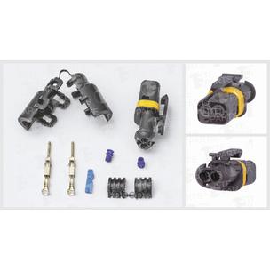 Разъем (штекер) 2-х кон. на стартер МАЗ, SHAAXI, SHACMAN (7811688 AX8102S 1643019) 88-01422-SX РФ