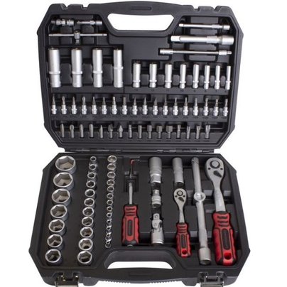 Набор инструмента универсальный (94 предмета) торцевых головок 6-гранных 1/2