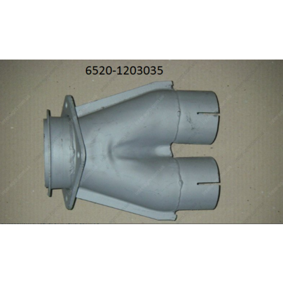 Тройник выпуска газов КАМАЗ 