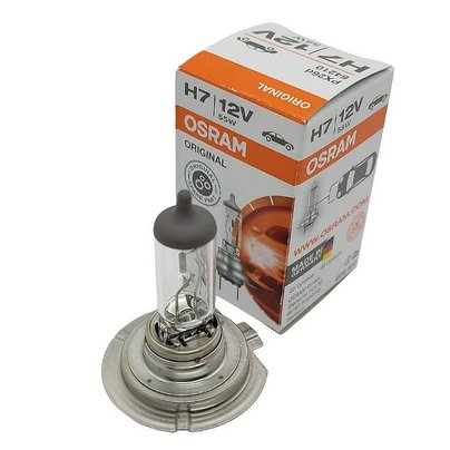 Лампочка галогенная фары АКГ-12-55 Н7 (Н7-12-55)  64210 OSRAM
