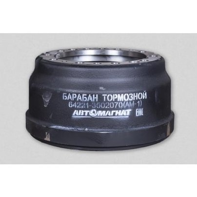 Барабан тормозной МАЗ пер/зад 10 отв. Н=160, Dст.=292 D=420 (ан. 9386) 64221-3502070 АВТОМАГНАТ