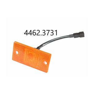 Фонарь габаритов боковых 4462 на светодиодах (маркерный огонь) ОРАНЖЕВЫЙ 24В со ЖГУТОМ