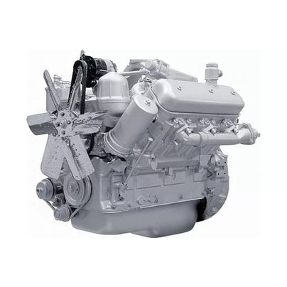 Двигатель ЯМЗ-236М2 с КПП и сцеплением в сборе 236М2-1000017