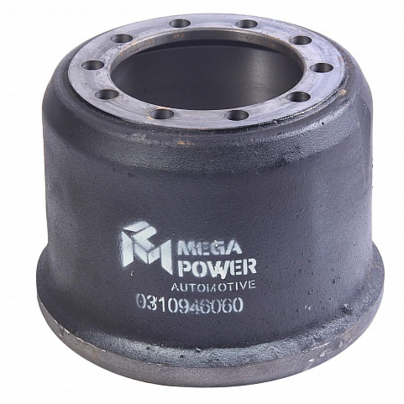 Барабан тормозной BPW полуприцепа 300x210(200)x260  0310946060 ZTD