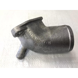 Патрубок КАМАЗ-ЕВРО коробки водяной (2 отверстия) (хомут+прокладка) 54115-1303058-10 МГ BISON