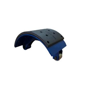 Колодка тормозная КАМАЗ-6580, 65201 задняя с осью SHACMAN (DZ90149346077) 166580-3502090 АККОР
