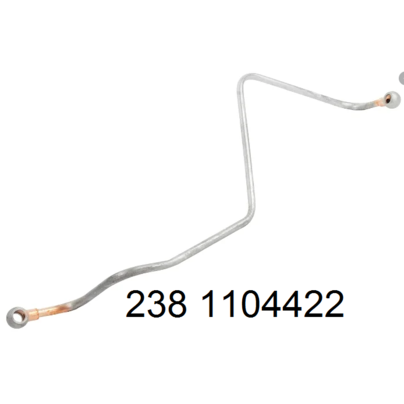 Трубка топливная ЯМЗ отводящая от ТННД D=10мм 238-1104422-В