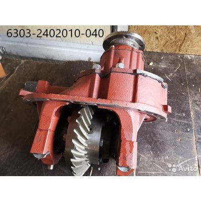 Редуктор заднего моста МАЗ-5516 25х13 (U=6.59, фланец 4 отв., овальное банджо) 6303-2402010-040 РБ
