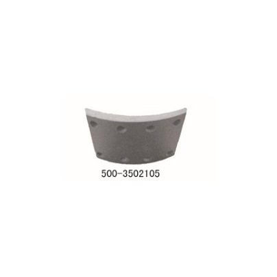 Накладка тормозная МАЗ 500 задняя (H=140) 500-3502105