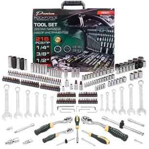 Набор инструмента универсальный (216 предмета) торцевых головок 6-гранных 1/4