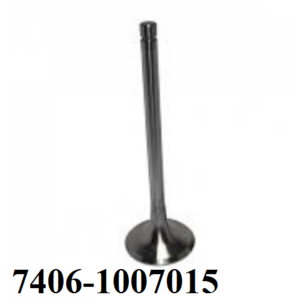 Клапан двигателя КАМАЗ выпускной (малый) 7406-1007015 РФ