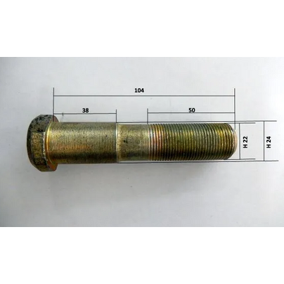 Болт колеса М22х1,5 L=105 задний МАЗ еврошпилька  54321-3104050 БААЗ