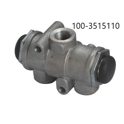 Клапан защитный 2-й (двойной) ЗИЛ, КАМАЗ, МАЗ, КРАЗ   100-3515110