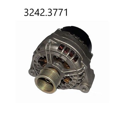 Генератор 28В/110А КАМАЗ дв.740.50.60,70,евро-3/4/5 (5PIN) 8-ручейковый 3242.3771-20 БАТЭ