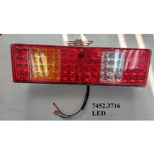 Фонарь задний шестисекционный 7452 левый СВЕТОДИОД (без 