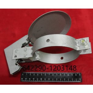 Крышка МАЗ глушителя (заслонка, 64302) 642290-1203148 БЕЛОГ