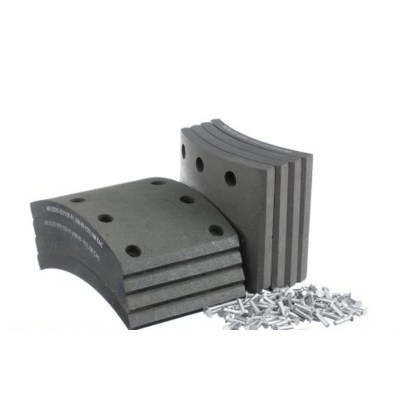 Накладка тормозная РЕМ.КОМПЛЕКТ 8 накладок КАМАЗ + заклепки 