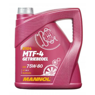 Масло трансмиссионное MTF-4 75W-80 GL-4 синтетическое MANNOL 