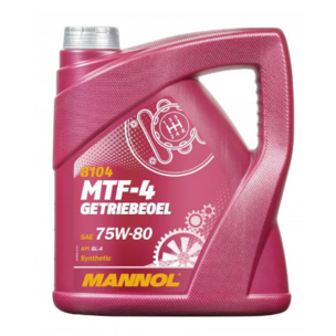 Масло трансмиссионное MTF-4 75W-80 GL-4 синтетическое MANNOL 