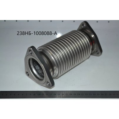 Сильфон газопровода ЯМЗ-238 от турбины 3-отв. (000.4859.62.000) 238НБ-1008088-А АШ