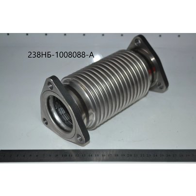 Сильфон газопровода ЯМЗ-238 от турбины 3-отв. (000.4859.62.000) 238НБ-1008088-А АШ