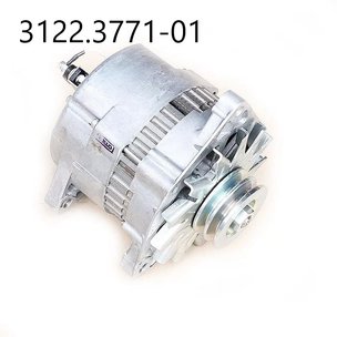 Генератор 28В/80А КАМАЗ дв.740.11, 740.13 2-ручья 3-уха (аналог 6582.3771-02) 3122.3771-01