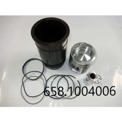 ЦПГ комплект ЯМЗ-658 евро-3 инд.раз.гол.(гильза+поршень+упл.+стоп.+порш.кольца+палец) PREMIUM КМЗ