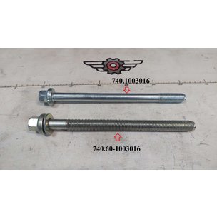 Болт головки блока М16х2 L=214 (до шляпки) КАМАЗ-ЕВРО 