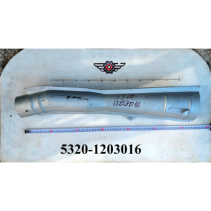 Патрубок выпускной КАМАЗ-5320 (труба, эжектор) L=640 D=80/98мм 5320-1203016 НЧ