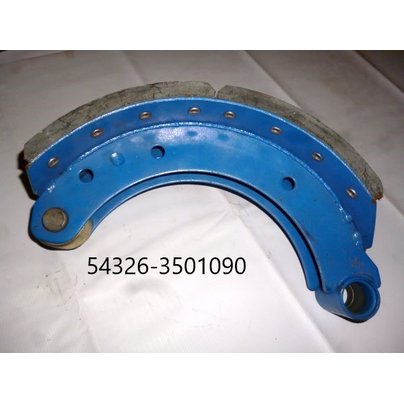 Колодка тормозная МАЗ 54326/9919 правая 160мм (под ABS) толщина 15.5мм  54326-3501090-ТР ТРИБО
