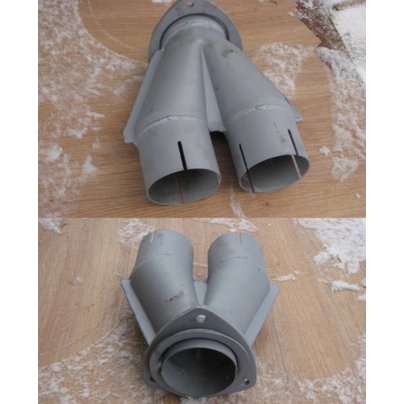 Тройник выпуска газов КАМАЗ-43114 глушителя 