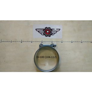 Хомут силовой металлорукава D=100 (104-112)
