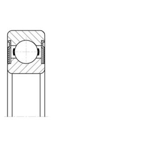 Подшипник 180215 (6215-2RS) закрытого типа размер 75x130x25