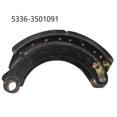 Колодка тормозная МАЗ 5336 левая (Н-160) (толщин.15.5) 5336-3501091-ТР ТРИБО