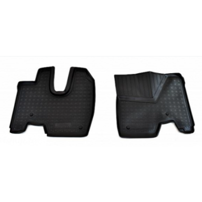 Коврики кабины Mercedes AXOR из 2-х (водит. и пассажир.) 63101-МП