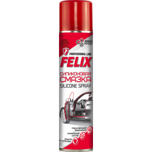 Смазка силиконовая аэрозольная 400мл 411040016 FELIX
