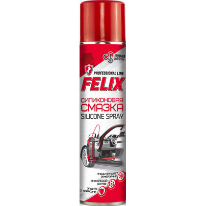 Смазка силиконовая аэрозольная 400мл 411040016 FELIX