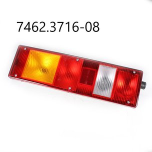 Фонарь задний шестисекционный 7462-08 правый ЛАМПОЧКА (байонет сбоку с повт.) 7462.3716-08 РУДЕНСК