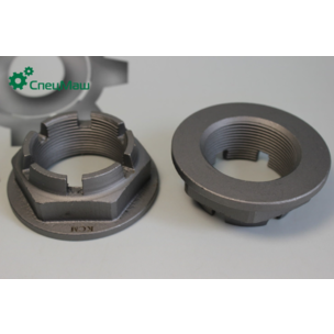 Гайка М48х2 стяжки балансира МАЗ стежня прибора буксирного (фаркопа) 375107 ТЕФЛОН КСМ