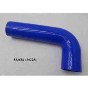 Патрубок радиатора МАЗ нижний (L=280х130мм d=60) 