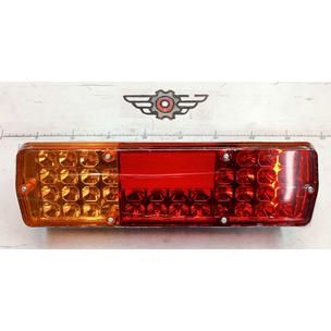 Фонарь задний ФП-130В левый (СВЕТОДИОД с подсветкой) МАЗ КАМАЗ (аналог 112.01.15; 351.3716) РФ