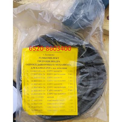 Рем.комплект гидроцилиндра (полиуретан) КАМАЗ-6520 ЕВРО (13 найм.) 6520-8603400