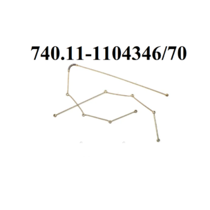 Трубки топл. дренажные от форсунок к ТНВД (к-т=2шт лев/пр) ЕВРО 