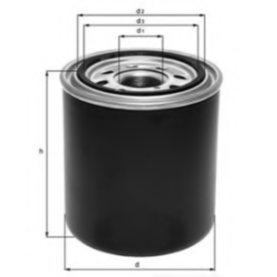 Патрон регенерационный МАЗ IVECO, MAN, MB Actros,(картридж, элемент осуш.) M39х1.5мм 4324102227 КАМА