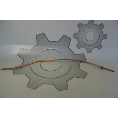 Трубка МАЗ подвода масла компрессора медная (L=700) н/о 642207-3509262 КСМ