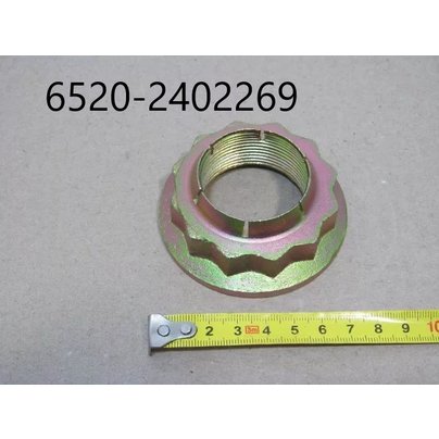 Гайка М42х2 опорная подшипника КАМАЗ ведущей шестерни (на 110 вал) 6520-2402269