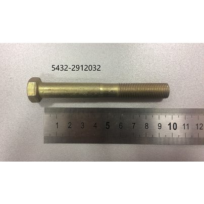 Болт центровой М12х1.25х90 МАЗ передней 3-х листовой рессоры 64222 5432-2912032 РФ
