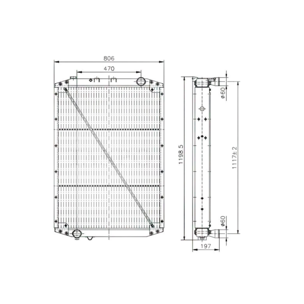 Радиатор основной МАЗ-5440В9 