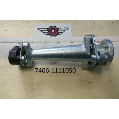 Вал привода ТНВД КАМАЗ-ЕВРО-2 в сборе  (пластины + полумуфты) 7406-1111050 ZTD