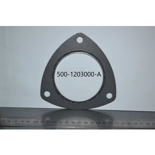 Прокладка фланца глушителя  МАЗ (ЯЗТО) (D-82мм окантовка) 500-1203000-А